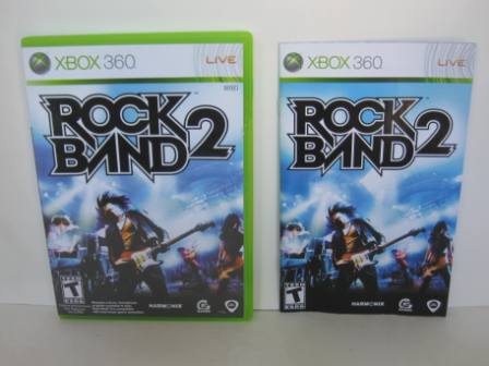 Rock Band 2 (CASE & MANUAL ONLY) - Xbox 360